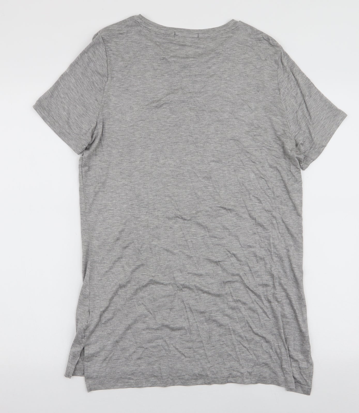 Womens UK Size 12 Studio Grey Jersey T-Shirt