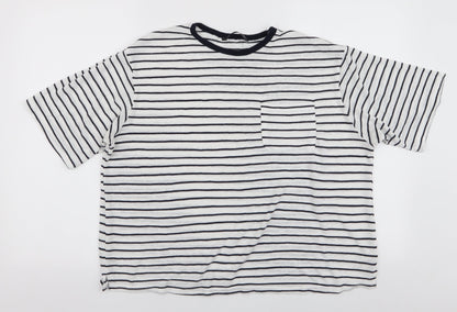 Womens UK Size L Dunnes Stores White Basic T-Shirt