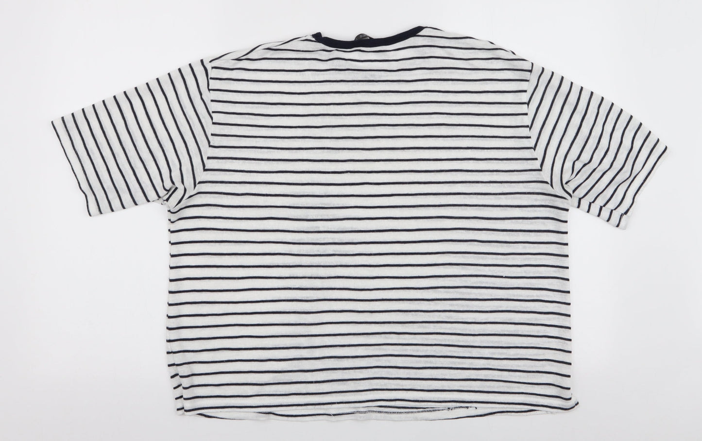 Womens UK Size L Dunnes Stores White Basic T-Shirt