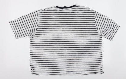 Womens UK Size L Dunnes Stores White Basic T-Shirt