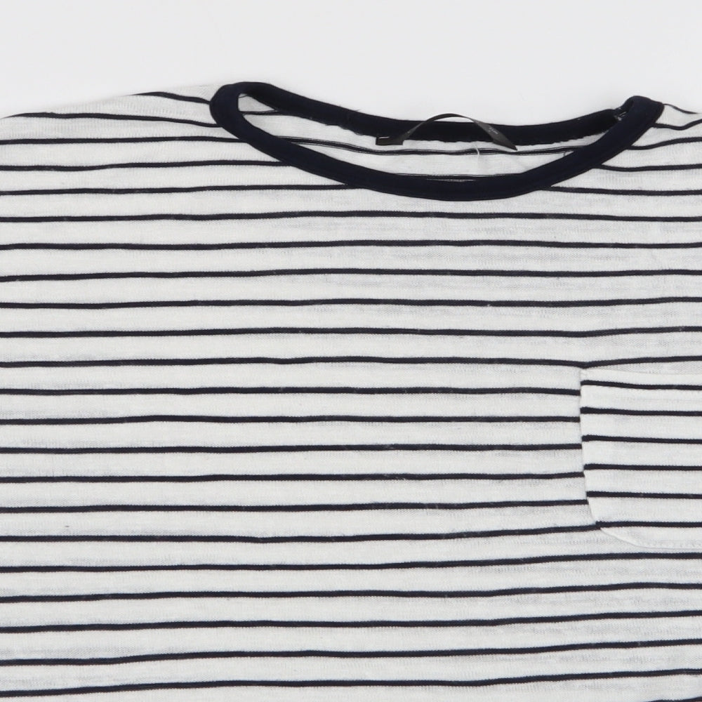 Womens UK Size L Dunnes Stores White Basic T-Shirt