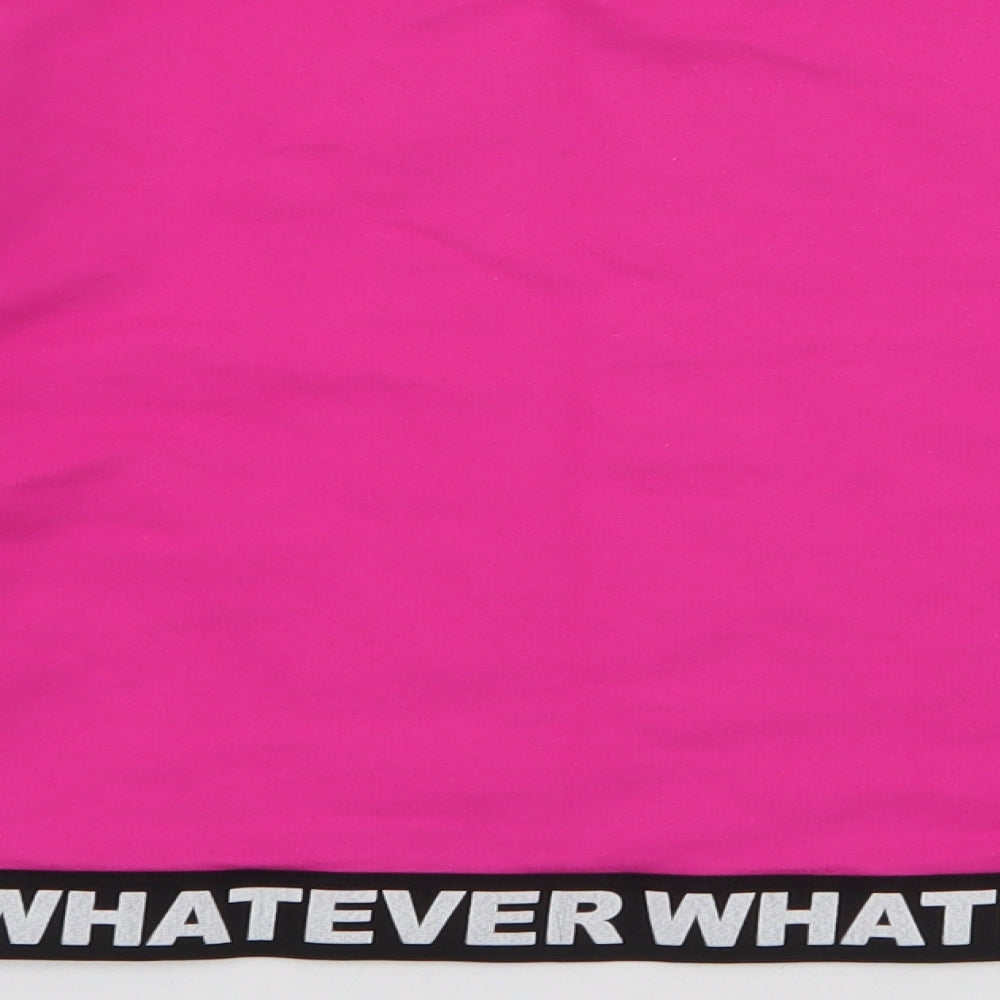 Funky Rocks Girls Pink  100% Cotton Pullover Sweatshirt Size 11-12 Years  Pullover - I don't care