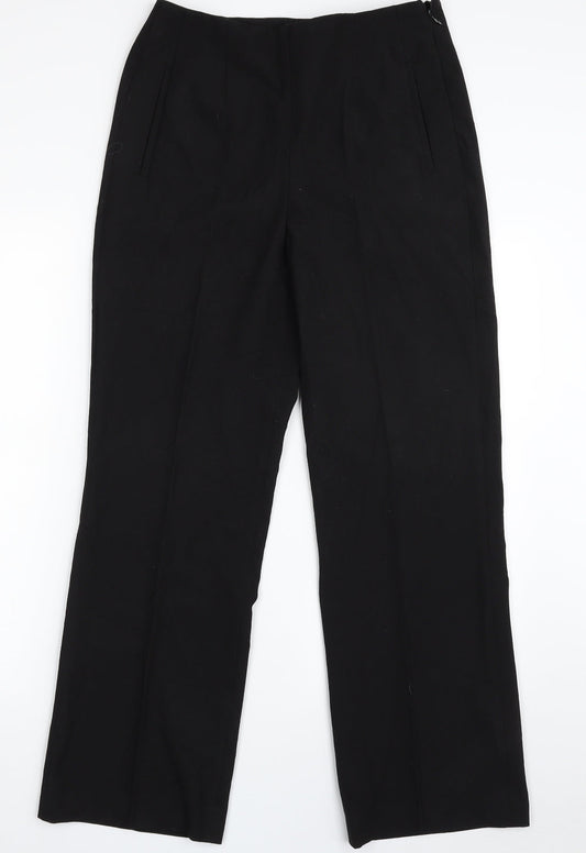 Lakeland Mens Black  Polyester Dress Pants Trousers Size 16 L29 in Regular Zip
