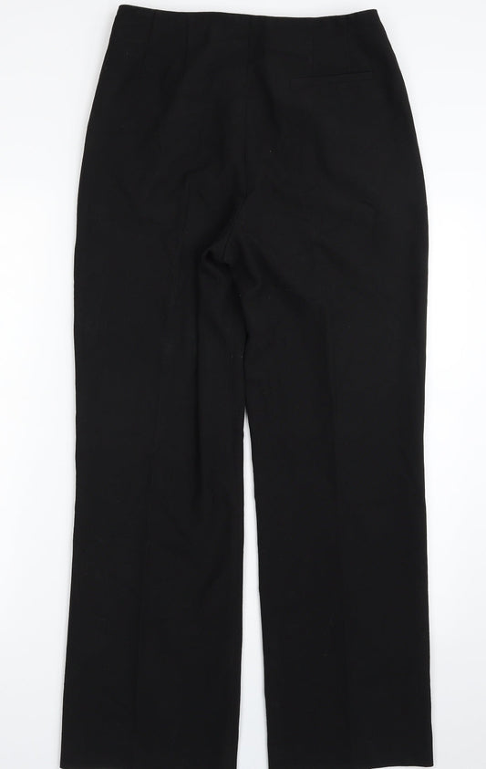 Lakeland Mens Black  Polyester Dress Pants Trousers Size 16 L29 in Regular Zip