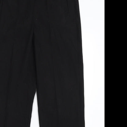 Lakeland Mens Black  Polyester Dress Pants Trousers Size 16 L29 in Regular Zip