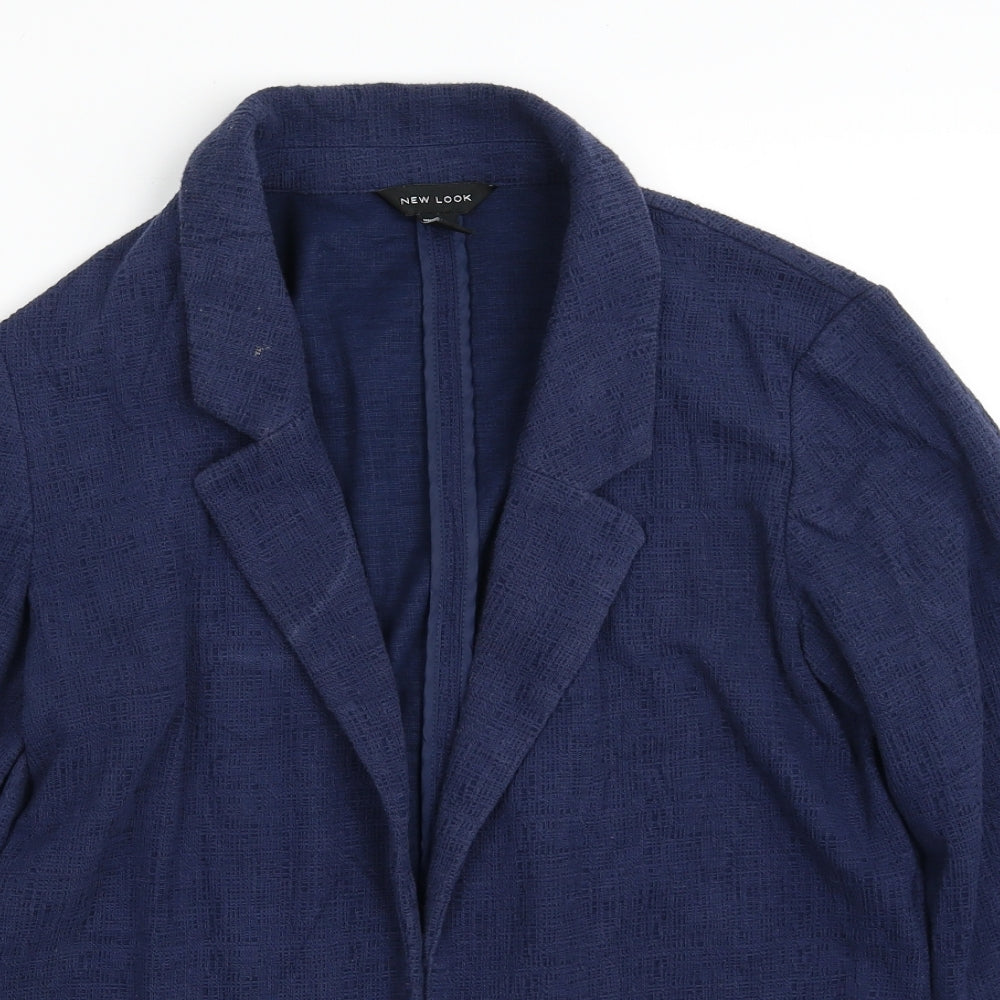 New Look Womens Blue   Jacket Blazer Size 8
