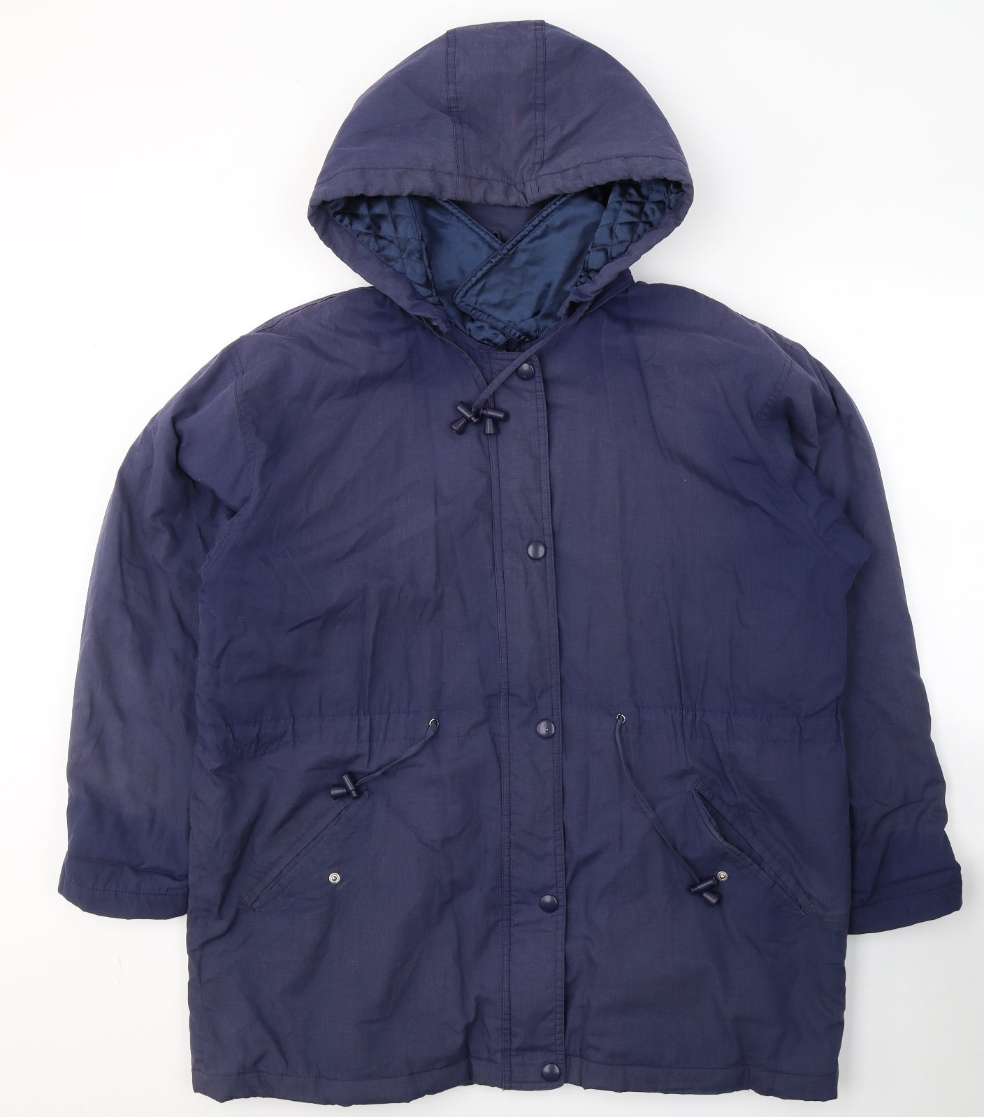 Womens UK Size 16 BHS Blue Trench Coat
