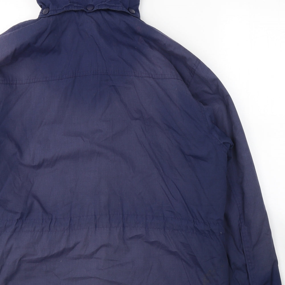 Womens UK Size 16 BHS Blue Trench Coat