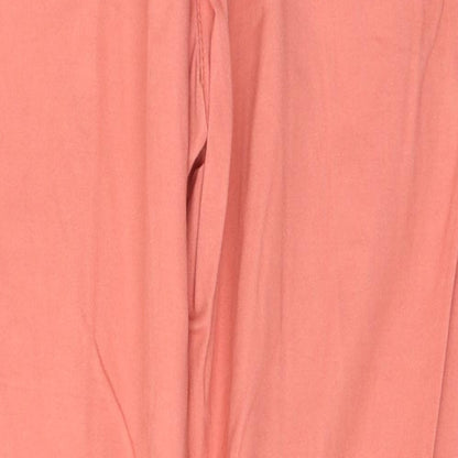 REDOUTE Womens Pink  Cotton Skinny Jeans Size 12 L27.5 in Regular Button