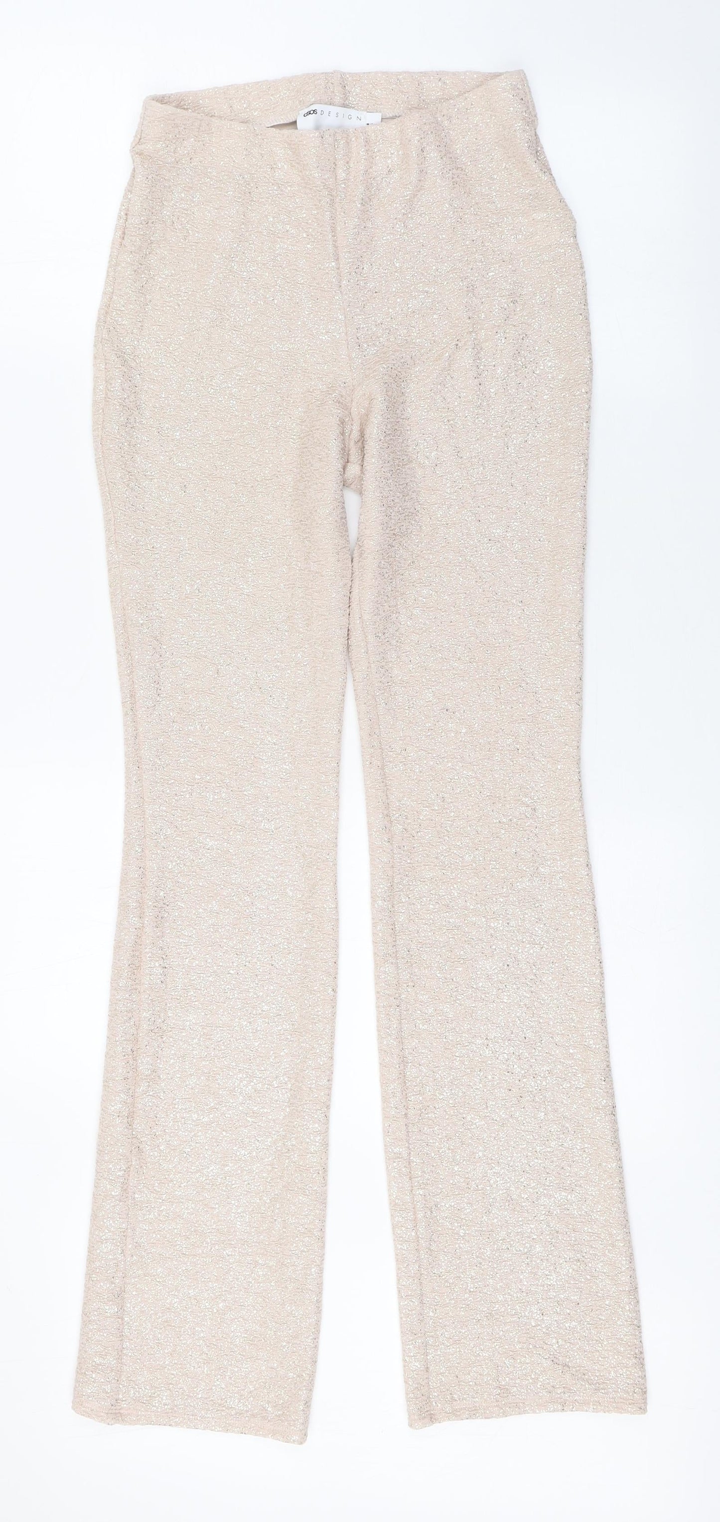 Womens UK Size 8 ASOS  Capri Beige Leggings