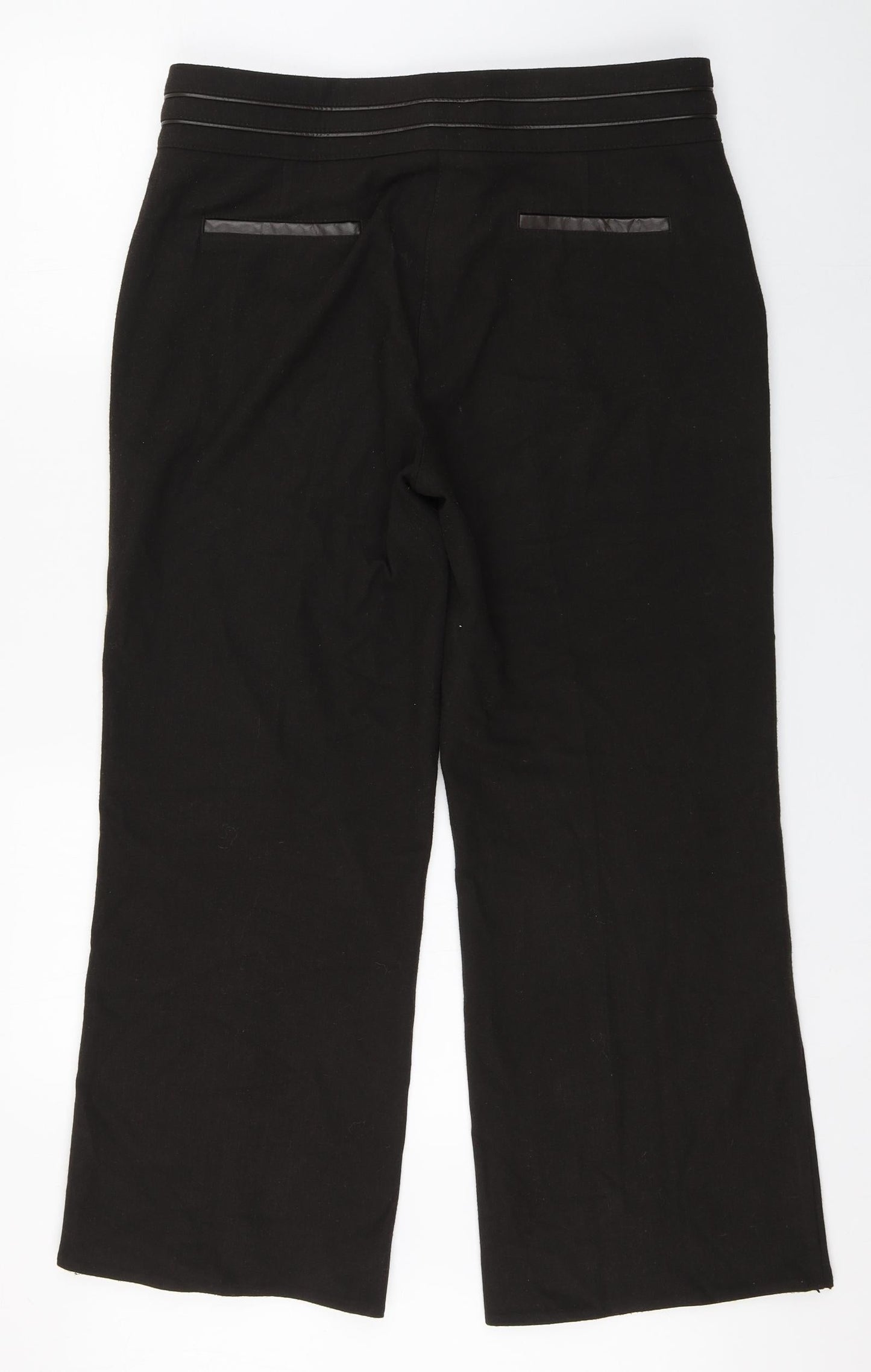 Womens UK Size 14 Marks and Spencer Regular Fit  Brown Trousers