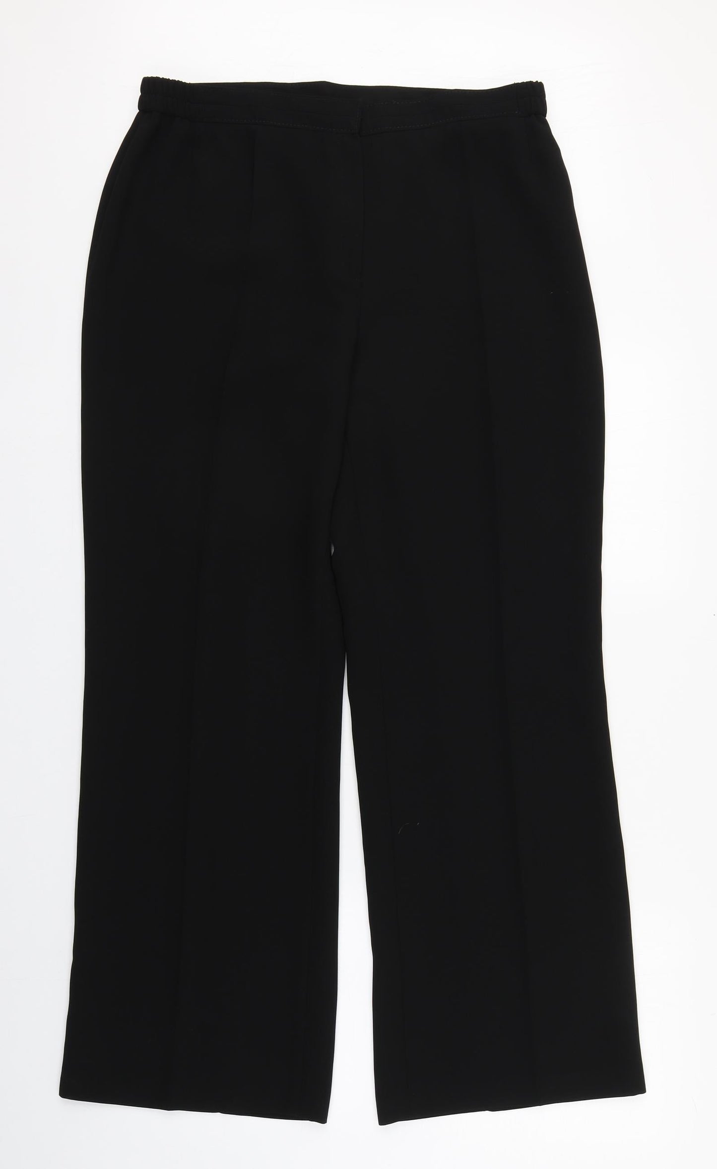 Womens UK Size 18 Busy Regular Fit  Black Trousers