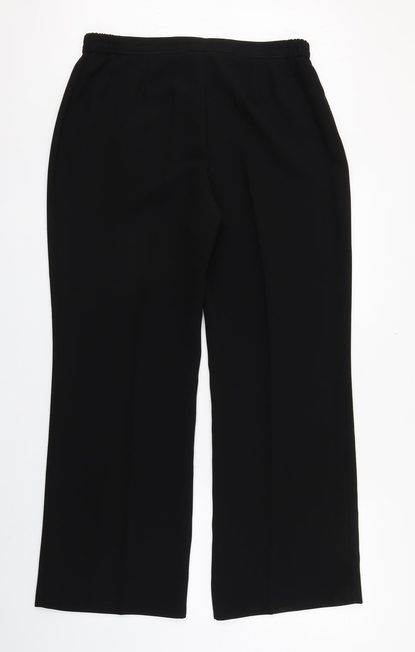 Womens UK Size 18 Busy Regular Fit  Black Trousers