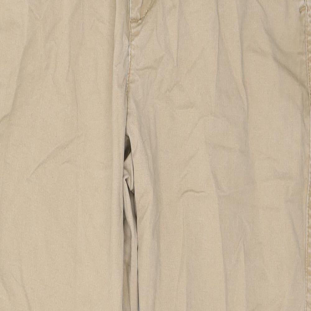 Womens UK Size 6 Gap Regular Fit Carrot Beige Trousers