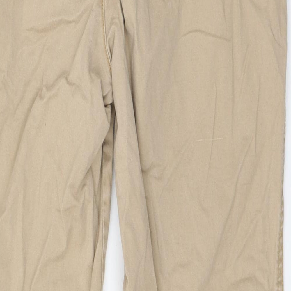 Womens UK Size 6 Gap Regular Fit Carrot Beige Trousers