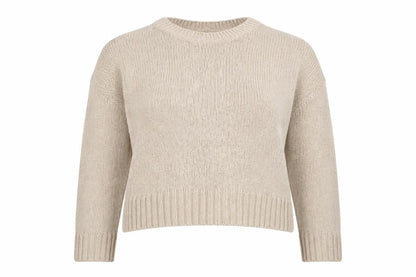 Womens UK Size L New Look Beige Pullover Jumper