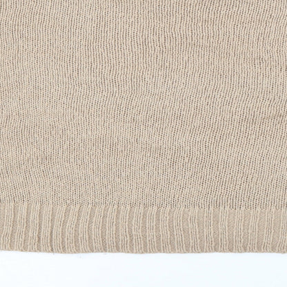 Womens UK Size L New Look Beige Pullover Jumper