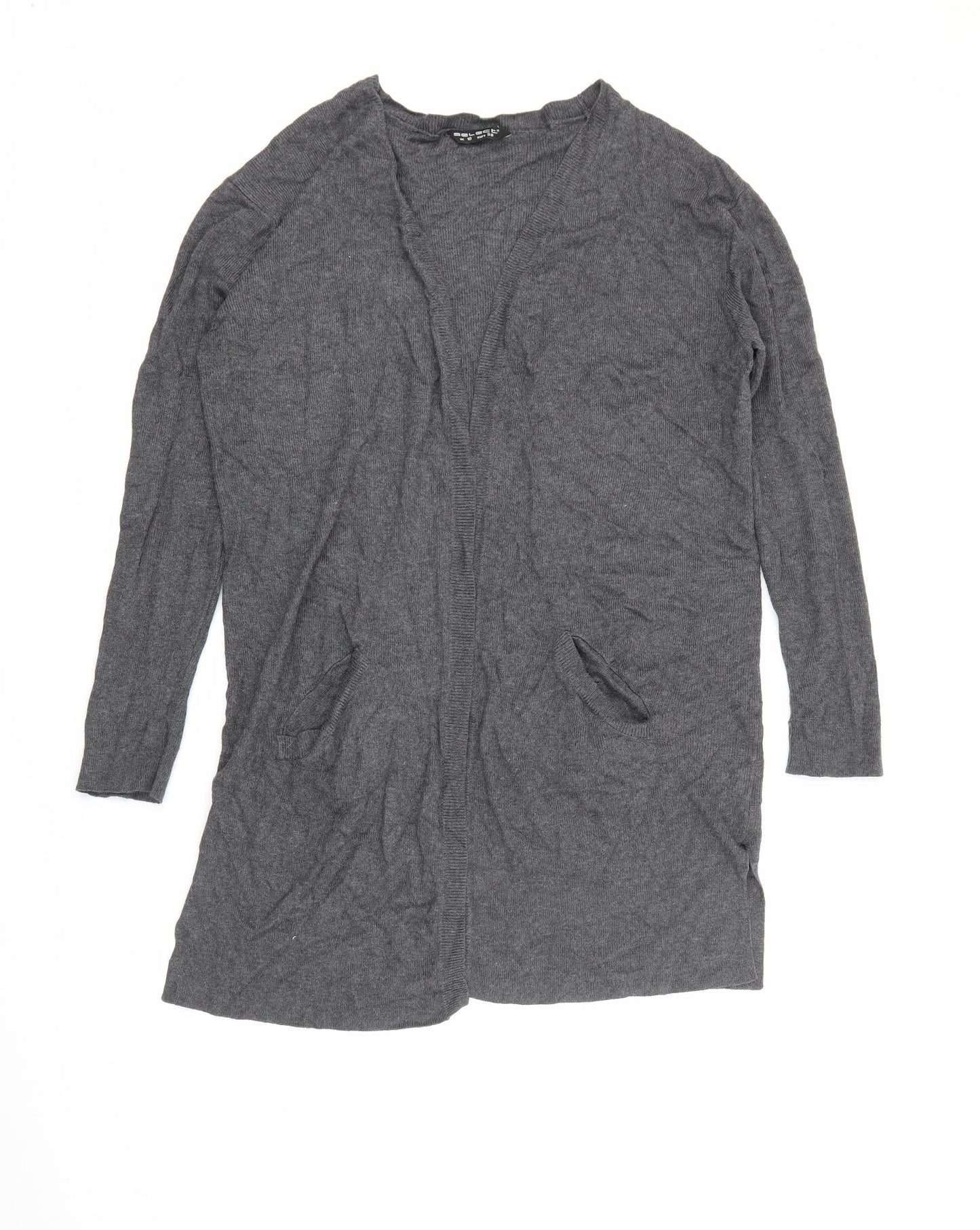 Womens UK Size 10 Select Grey Cardigan Jumper