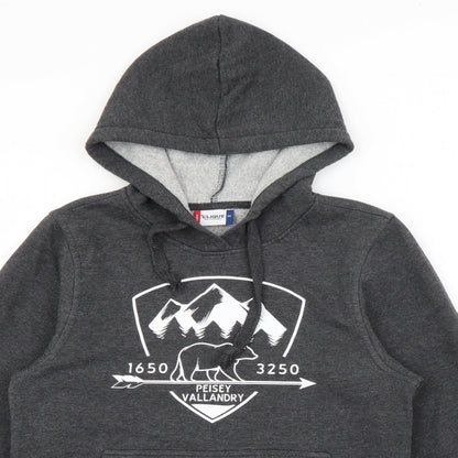 Clique Womens Grey  Polyester Pullover Hoodie Size XS   - Bear Peisey Vallandry