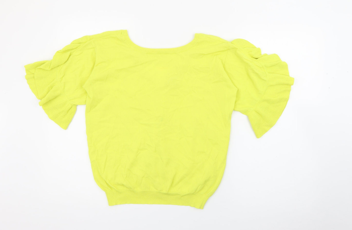 Womens UK Size 12 NEXT Yellow Pullover Jumper