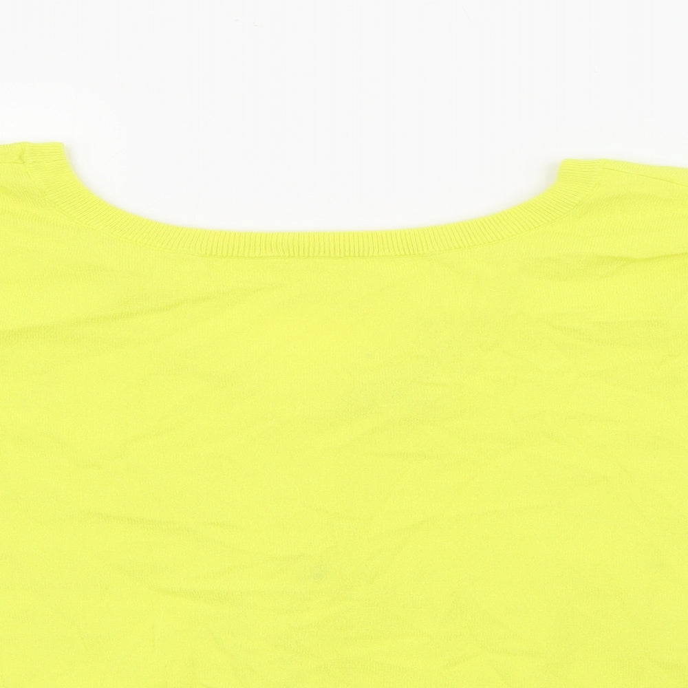 Womens UK Size 12 NEXT Yellow Pullover Jumper
