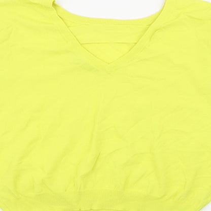 Womens UK Size 12 NEXT Yellow Pullover Jumper