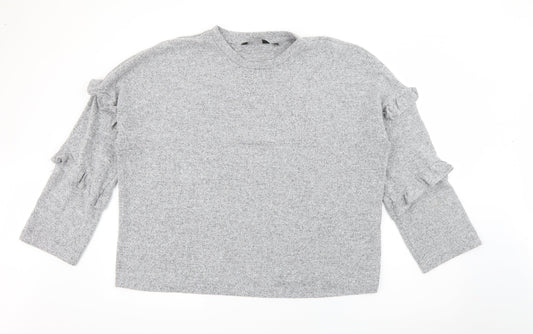 Womens UK Size 18 Dorothy Perkins Grey Pullover Jumper