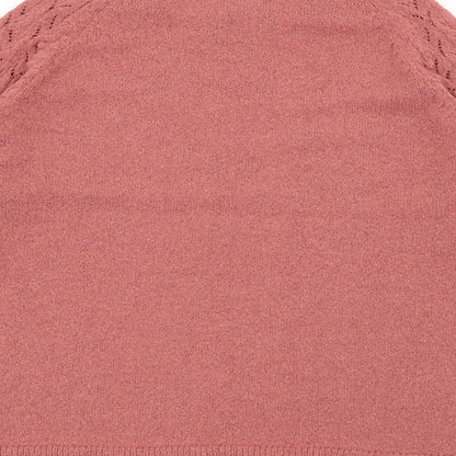 TU Womens Red Crew Neck  Polyester Pullover Jumper Size 14