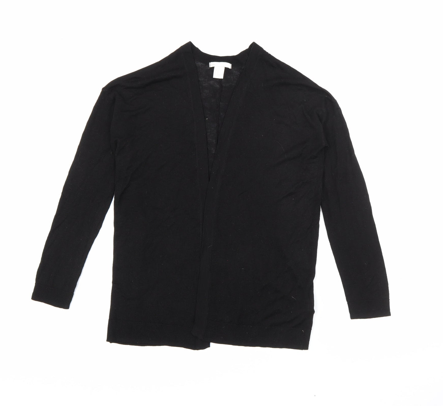 Womens UK Size XS H&M Black Cardigan Jumper