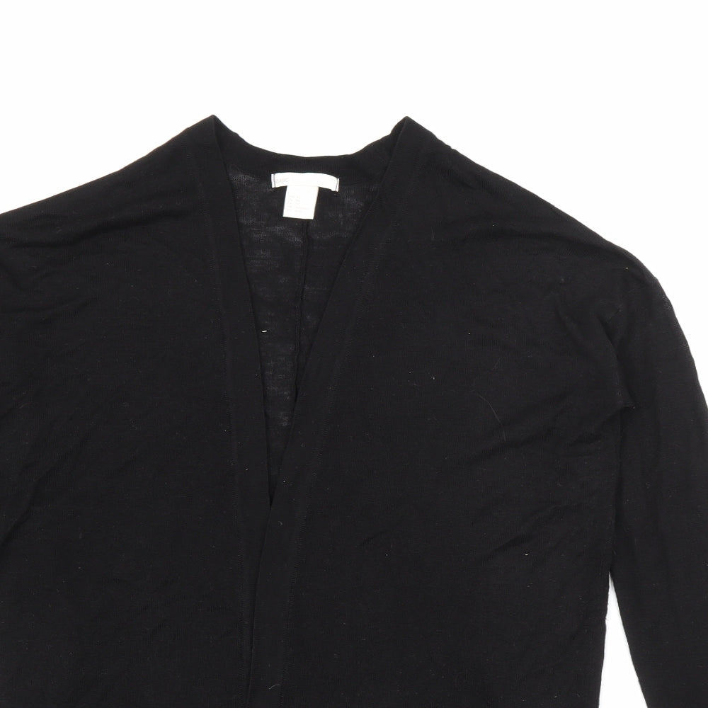 Womens UK Size XS H&M Black Cardigan Jumper