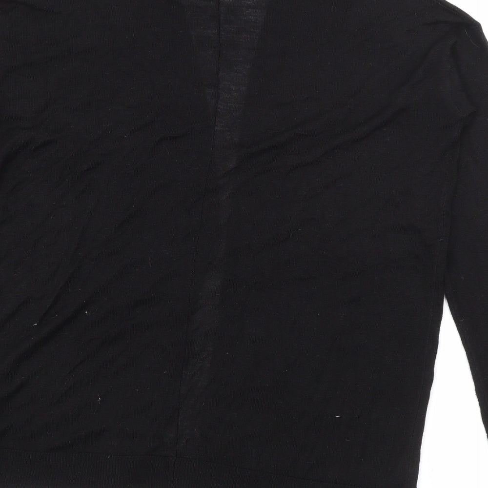 Womens UK Size XS H&M Black Cardigan Jumper