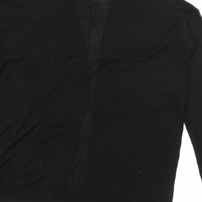 Womens UK Size XS H&M Black Cardigan Jumper
