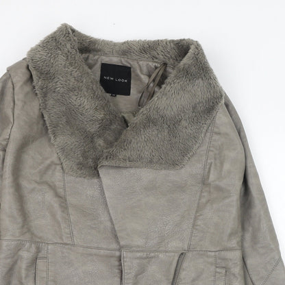 Womens UK Size 10 New Look Grey Jacket