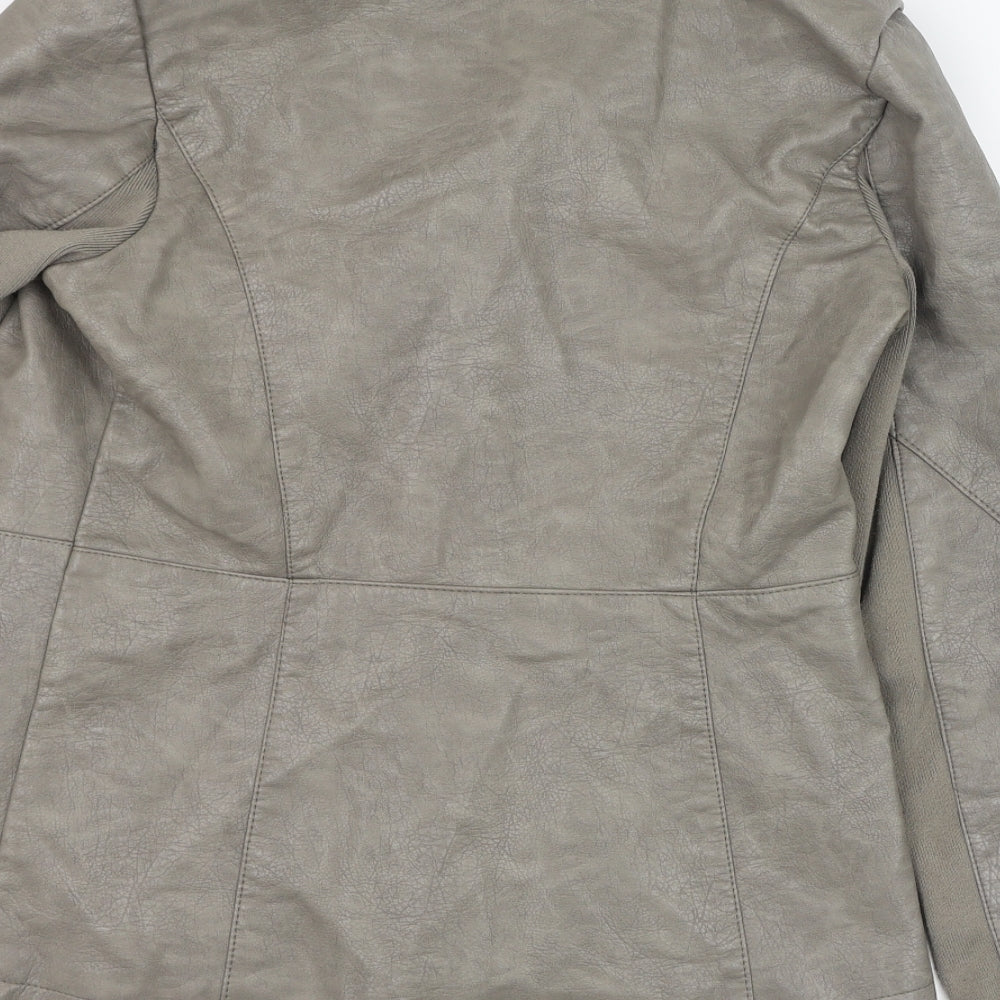 Womens UK Size 10 New Look Grey Jacket