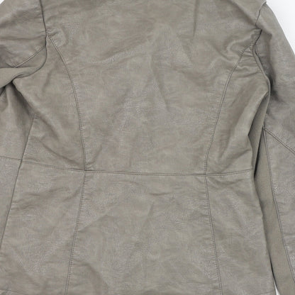 Womens UK Size 10 New Look Grey Jacket