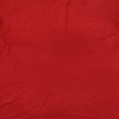 Womens UK Size 16 Preworn Red Pullover Jumper