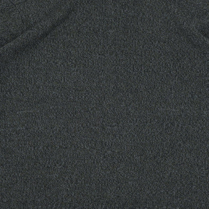 George Womens Green Mock Neck  Acrylic Pullover Jumper Size L