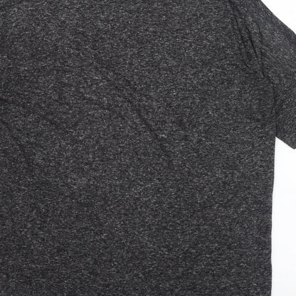 Womens UK Size 12 New Look Grey Basic T-Shirt