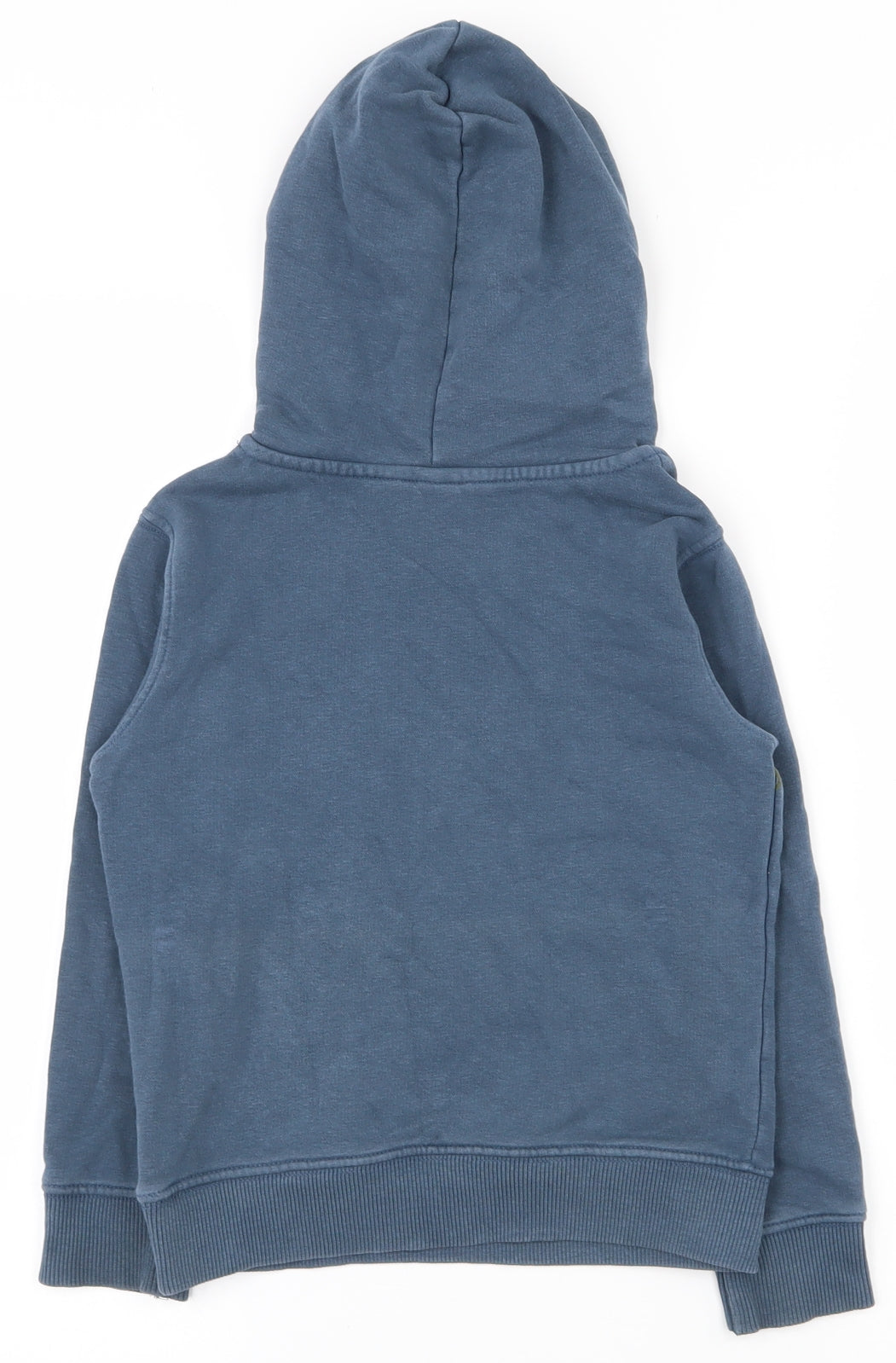 Zara Boys Blue Argyle/Diamond Cotton Pullover Hoodie Size 4-5 Years  Pullover