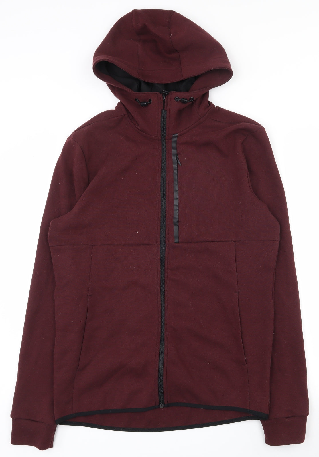 Mens UK Size S H&M Red Full Zip Hoodie