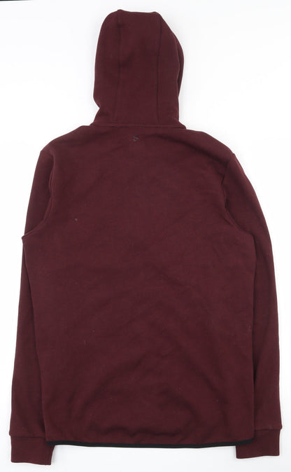 Mens UK Size S H&M Red Full Zip Hoodie