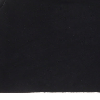 Zara Girls Black High Neck  Polyester Pullover Jumper Size 11-12 Years  Magnetic