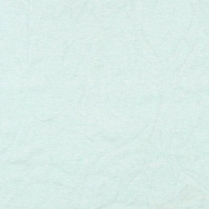 F&F Womens Green V-Neck  Viscose Pullover Jumper Size M