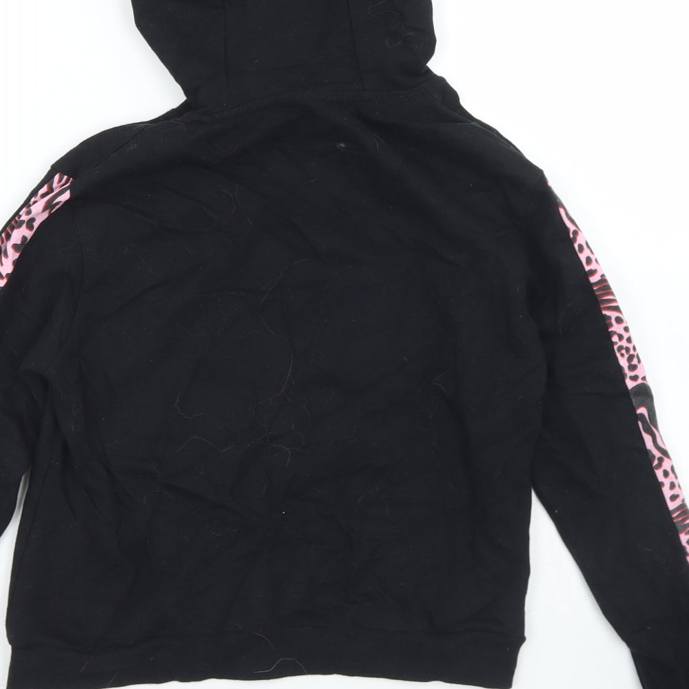 Studio Girls Black  Cotton Pullover Hoodie Size 12-13 Years
