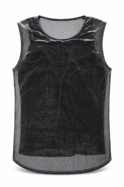 Womens UK Size 12 NEXT Silver Basic Tank