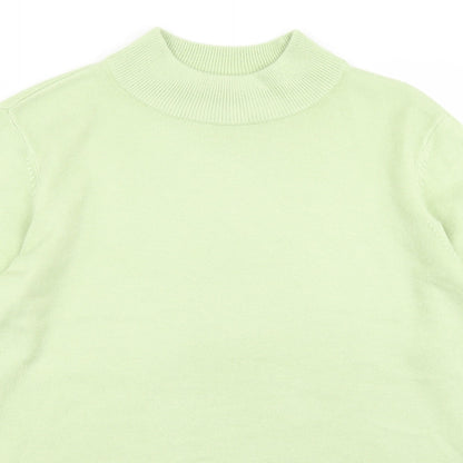 Womens UK Size M BM Green Pullover Jumper