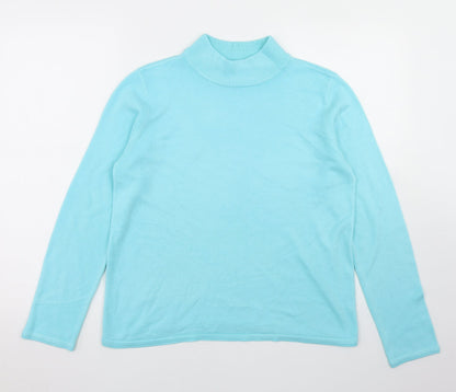 Womens UK Size S BM Blue Pullover Jumper