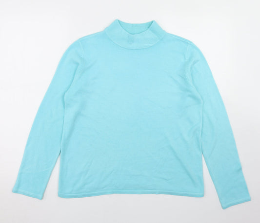 Womens UK Size S BM Blue Pullover Jumper