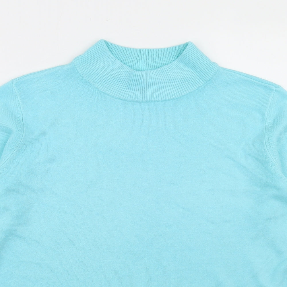 Womens UK Size S BM Blue Pullover Jumper