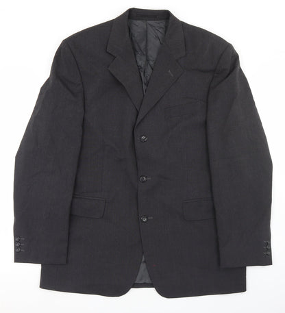 Mens UK Size 42 Burton Regular Grey Suit Jacket